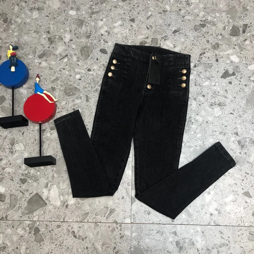 2019FW winner новые женские высококачественные джинсовые штаны женские Стрейчевые джинсы rmsx 12,08