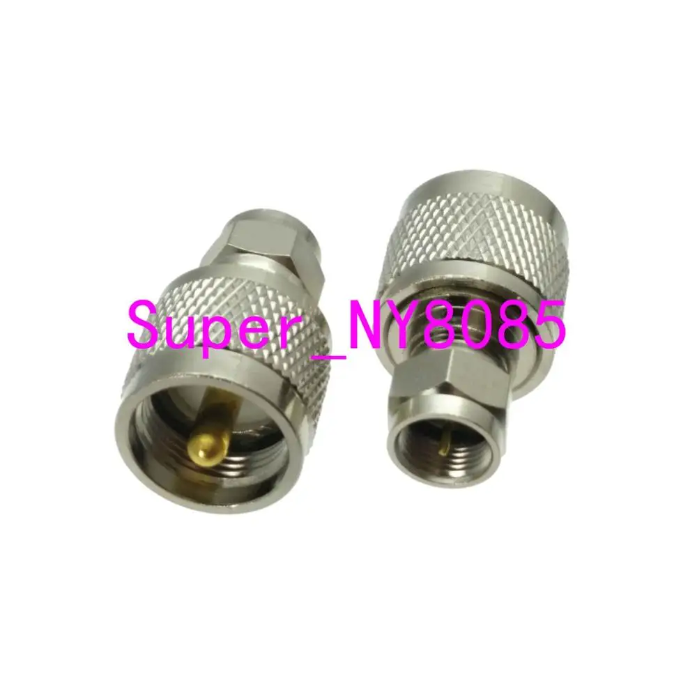 1pce адаптер UHF PL259 штекер для F ТВ Штекер прямой M/M DVB T ТВ|plug connector|plug adapter connectorplug f |