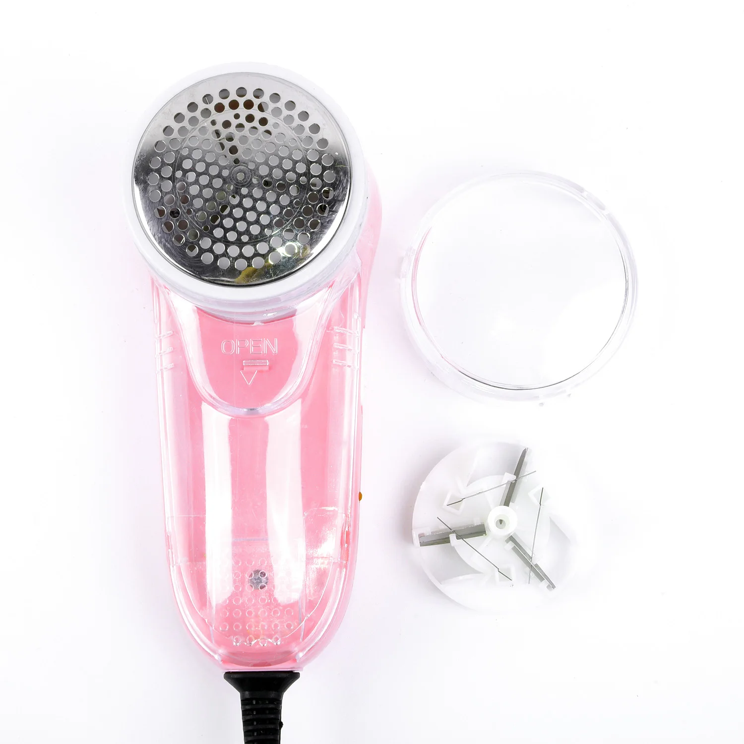 Portable Electric Clothes Fabrics Sweaters Lint Fuzz Shaver Fluff Remover Eu