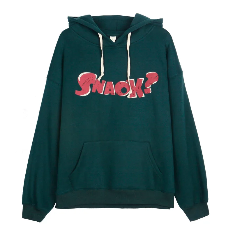 

Womens Hoodies Pullover Animal Print Casual Womens Clothing Pockets Streetwear Woman Clothes Korean Fashon Sweatshirts