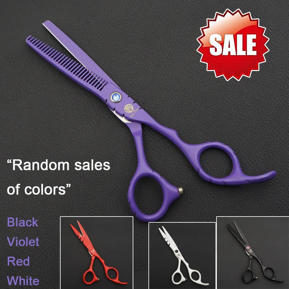 DEGSKL ножницы для стрижки волос, высокое качество, 5,5 дюймов, Профессиональные парикмахерские ножницы, парикмахерские ножницы, филировочные ножницы для волос - Цвет: SALE thin