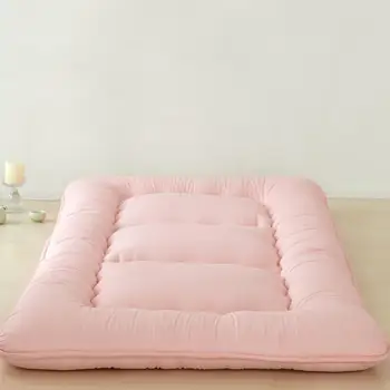 

Foldable Ultra-Soft Tatami Floor Mat/Pad Fashion Comfy Futon for Dorm/Home Nap Thickened Single Use Sleeping Mattress/Bed