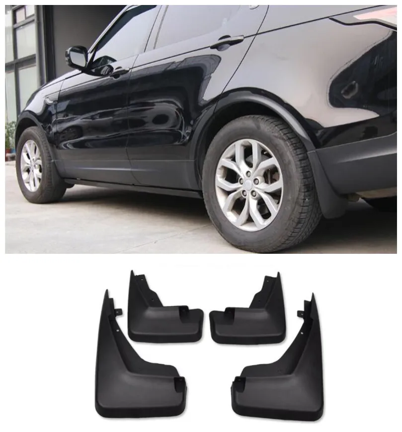 modellata paraspruzzi 4pcs anteriore posteriore parafango parafanghi Discovery 3 LR3 per 2005-2009 Discovery 3 LR3