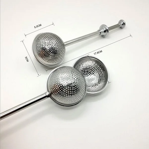 1pc ball shape Креативный сетчатый фильтр для заварки чая из нержавеющей стали в форме сердца сетчатые чайные ложки сетчатые фильтры для кружки Чайный горшок чайная посуда - Цвет: 1pc ball shape