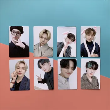 

Kpop ATEEZ Round Corner HD Photograph Paper Photo card 8pcs/set Card