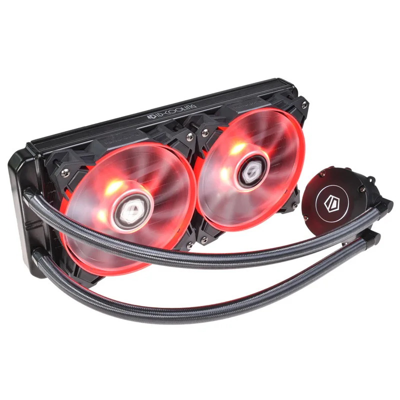 

ID-Cooling frostflow 240 Cream Flow One-piece Multi-Platform CPU Water-cooled Radiator Red Light