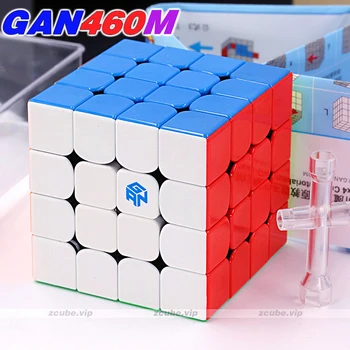 

Magic cube 4x4 GAN cubes GAN460M 460 M 4x4x4 GAN cube WCA educational twist wisdom toys game MAGNETIC cube 4*4 GAN 460M GANCUBE