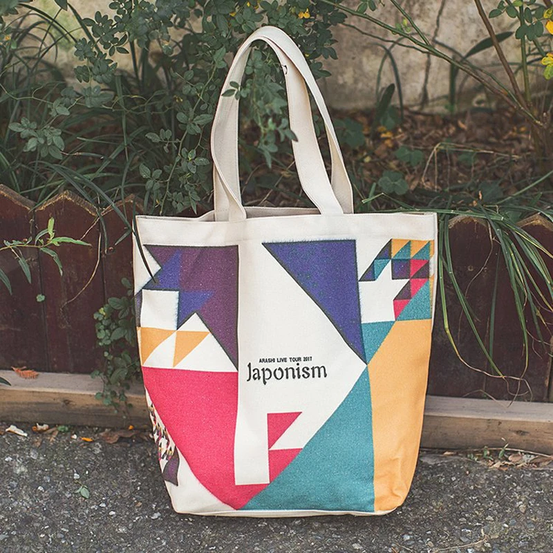 Женская сумка на плечо, Женская холщовая разноцветная сумка для покупок, женская сумка из эко-хлопка, складная сумка большой вместимости