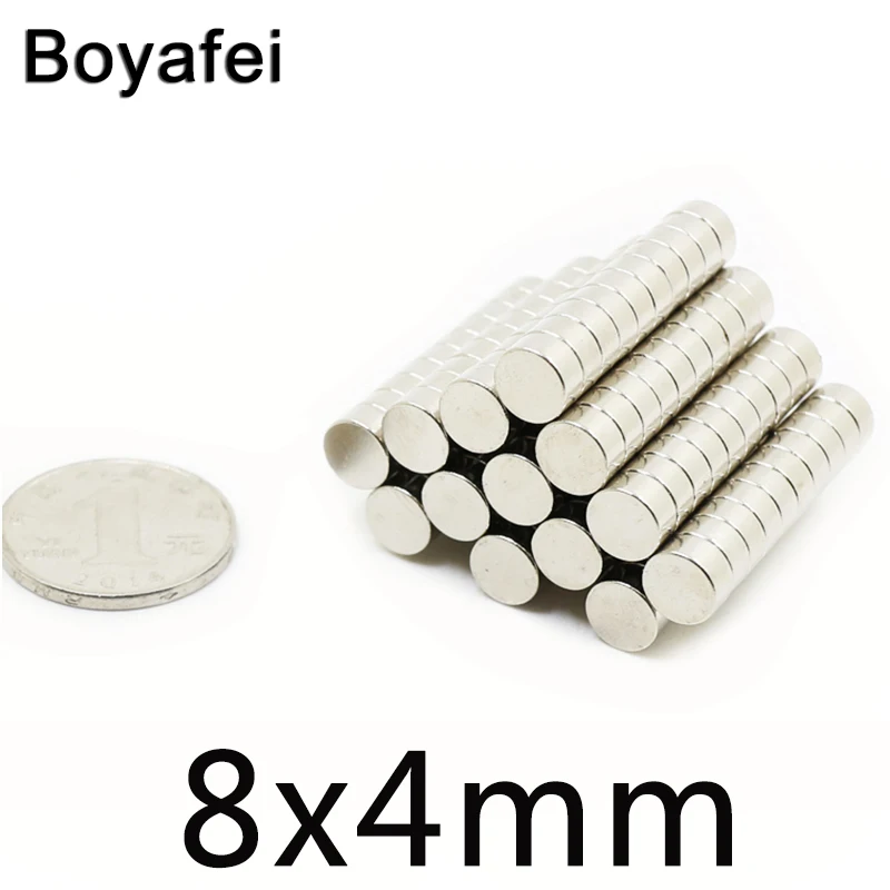 

300/500/1000 pcs Magnet hot round 8*4mm magnet Strong magnets Rare Earth Neodymium Magnet 8x4mm