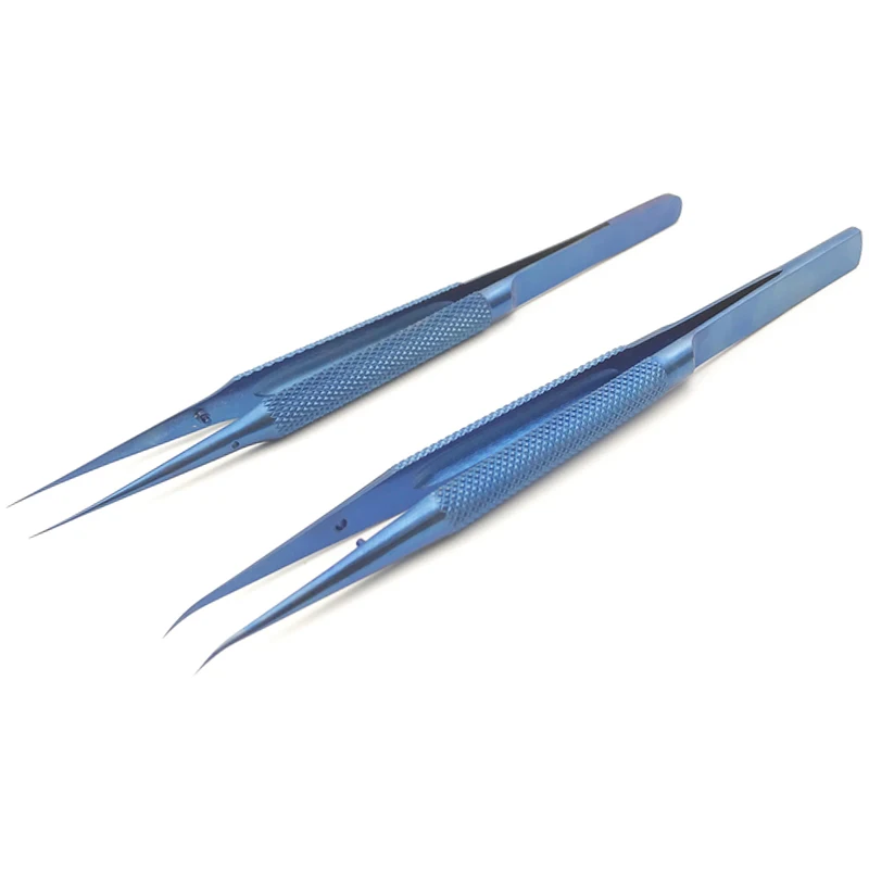 Precision Tweezers Tweezer Tool Phone Repair Tweezers Professional Titanium Alloy steel Repair Fly line finger print Tweezers Pliers for iPhone Sumsung pad Motherboard Maintenance