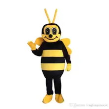 2018 Factory direct sprzedaż Bee kostium maskotki dla dorosłych na festiwal Party darmowa wysyłka tanie tanio 