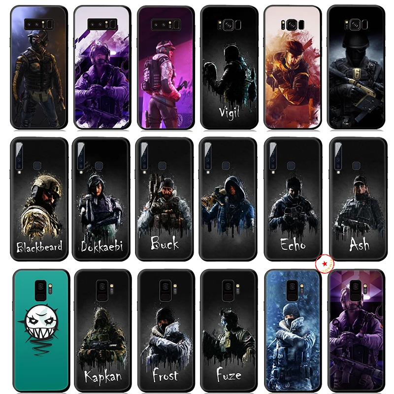 Мягкий силиконовый чехол rainbow six для samsung Galaxy S10 S10e S9 S8 Plus S7 Edge Note 10 9 8 |