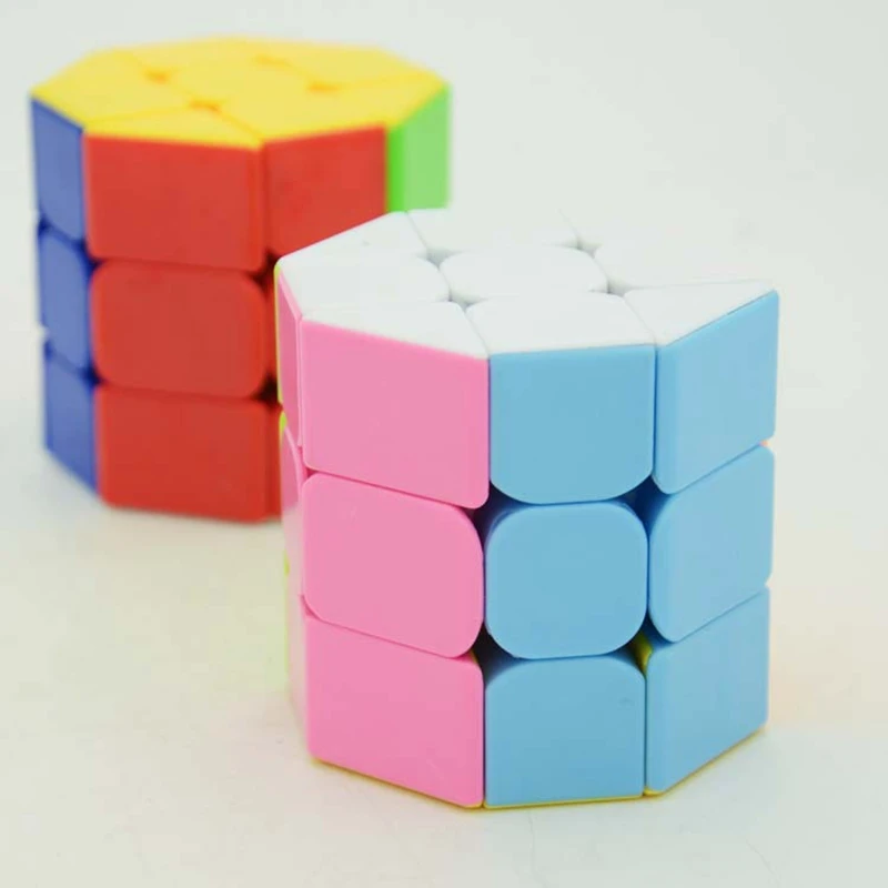 

Magic 3x3 Cube Eight Angle Cylindrical Cubes Finger Colorful Toys for Boys High Speed Cube Puzzle Magic Cube Educational Toys