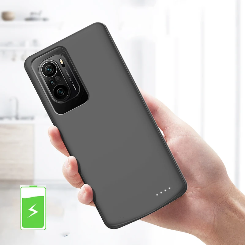 Funda de batería externa para Xiaomi 11X carcasa de silicona suave a prueba de golpes, cubierta de carga de batería externa para Xiaomi Mi 11i - AliExpress Teléfonos telecomunicaciones