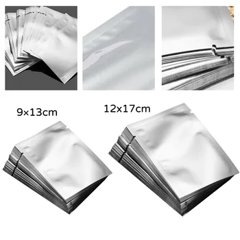 

100PCs Food Storage Bag Vacuum Sealer Pouches Heat Seal Aluminium Foil Heat Sealing Bag Kitchen DIY Household Supplies
