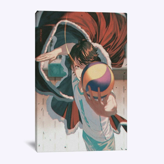 Haikyuu anime cartaz personagem voleibol menino pintura em tela impressão  cuadros arte parede moderna casa decoração da sala de estar frameles -  AliExpress