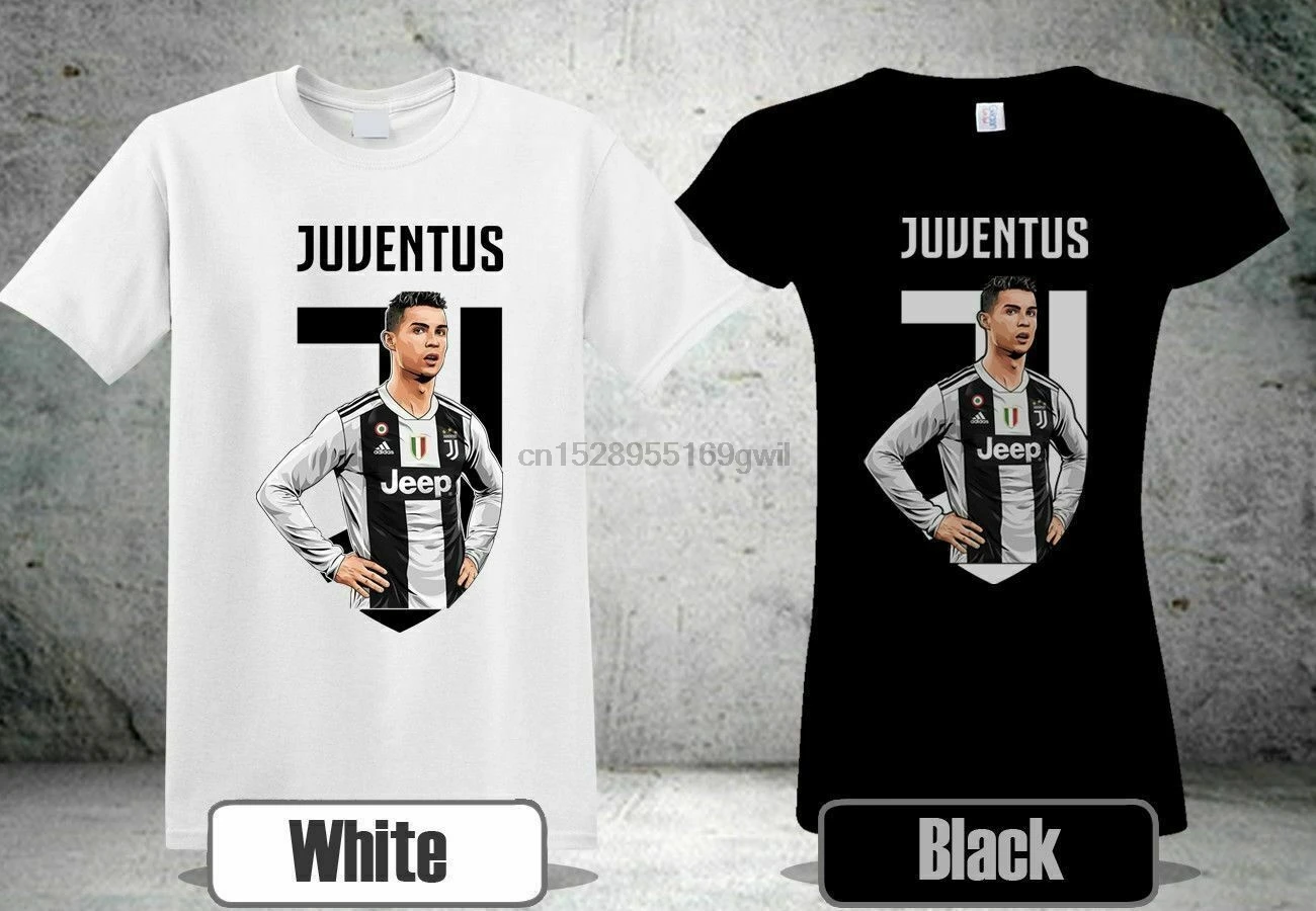 

NEW MAGLIETTA CR7 JUVE BLACK SHIRT 3 USA SIZE T-SHIRT S M L XL XXL XXXL ZM1