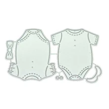 Детская одежда DIY Металлические резаки шаблоны Скрапбукинг фото штамп для альбомов бумажные карты Ремесло украшения