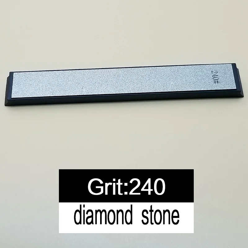 [ВИДЕО] 240 400 600 1000 зернистость Алмазная точилка для ножей точильный камень Профессиональный заточный нож камень кухонные инструменты - Цвет: 240 grit recommend