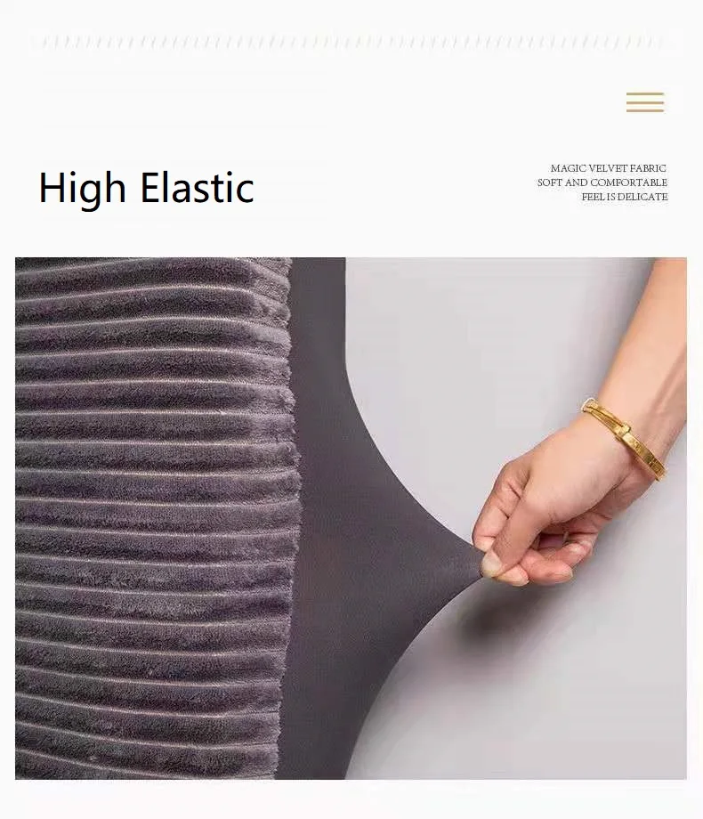  High Elastic All-inclusive Head Bed Cover Modern Brief Soft Headboard Cover Bed Back Dust Protector