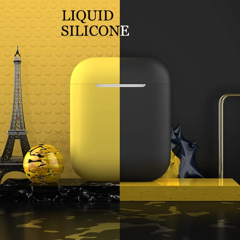 

Original Liquid Silicone Case For Apple Airpods 2 Slim Cover Cases Multicolor Protective delicate Skin for Airpods DropShipping