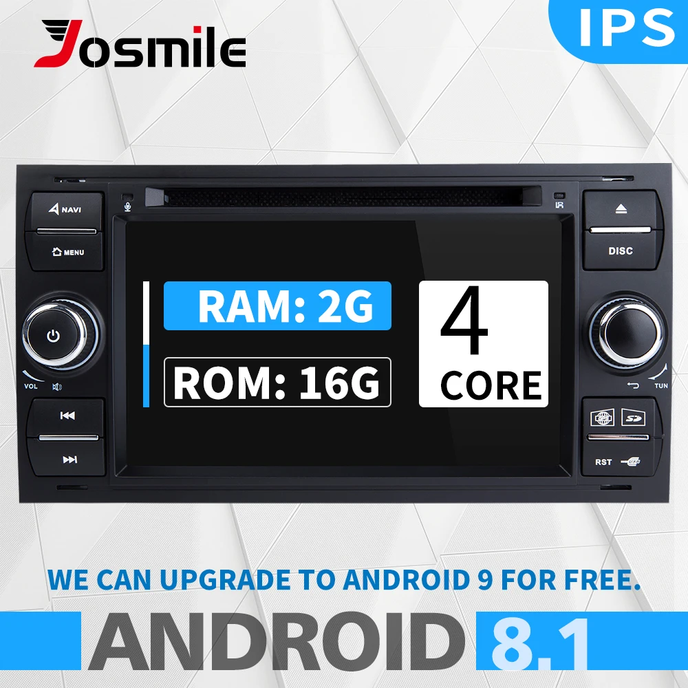 Android 8.1 2 din Car Radio GPS DVD For Ford Focus 2 Ford Fiesta Mondeo 4 C-Max S-Max Fusion Transit Kuga Multimedia Navigation