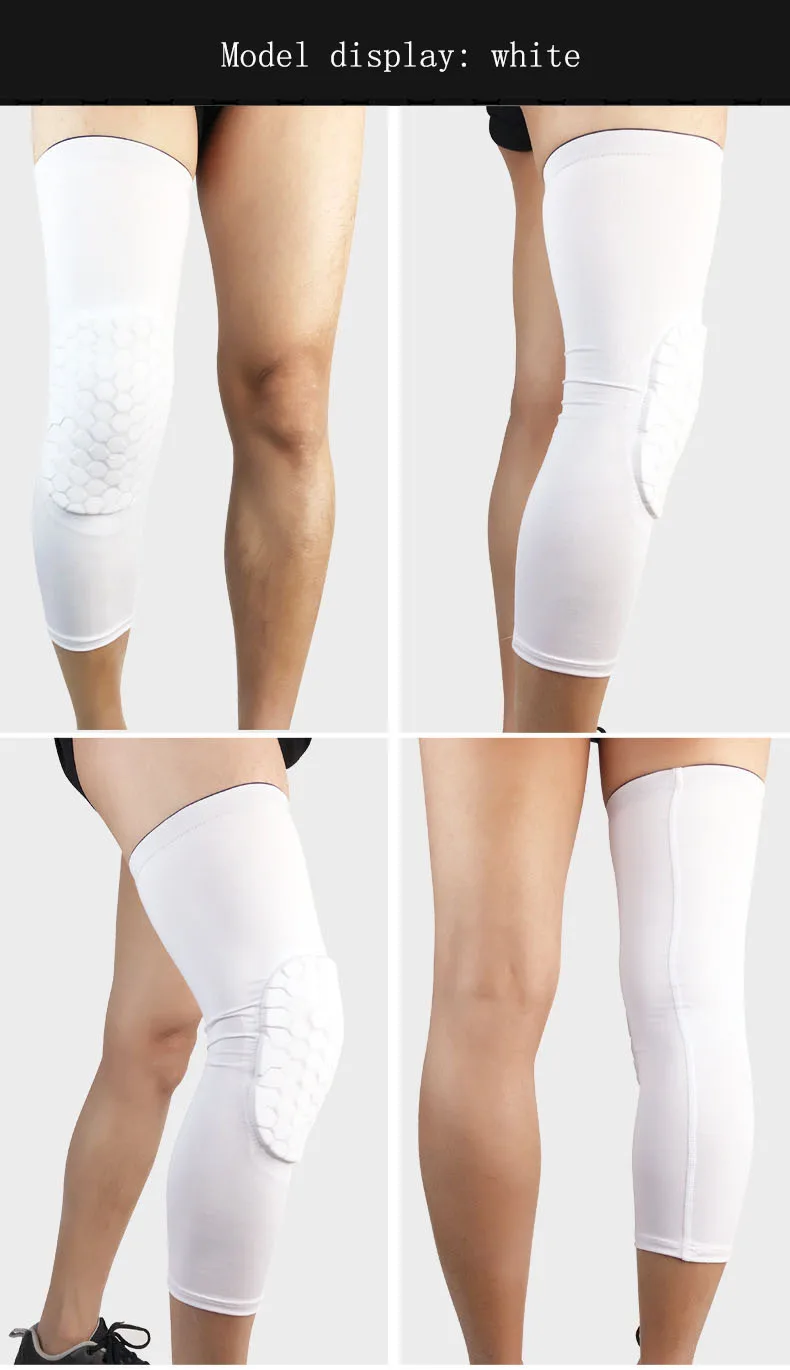 

Sports kneepad, honeycomb, anti-collision, breathable wrist and leg guards, basketball, football, mountaineering protectors
