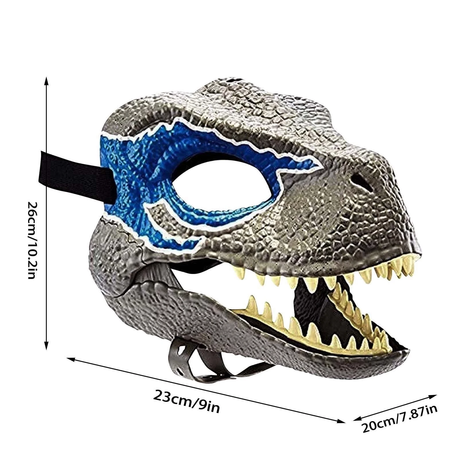 Dragon Mask New Movable Jaw Dino Moving Dinosaur Decor For Halloween Party Cosplay Decoration Funny Toy Gifts | Игрушки и хобби