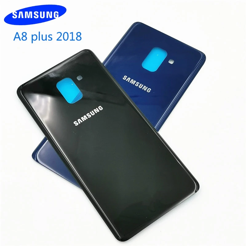 Чехол для samsung galaxy A8 plus A730, сменный защитный чехол, клейкая наклейка и логотип