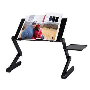 

Multi-functional Aluminium Alloy Compact Foldable Easy to carry Store Adjustable Laptop Stand Desk Table