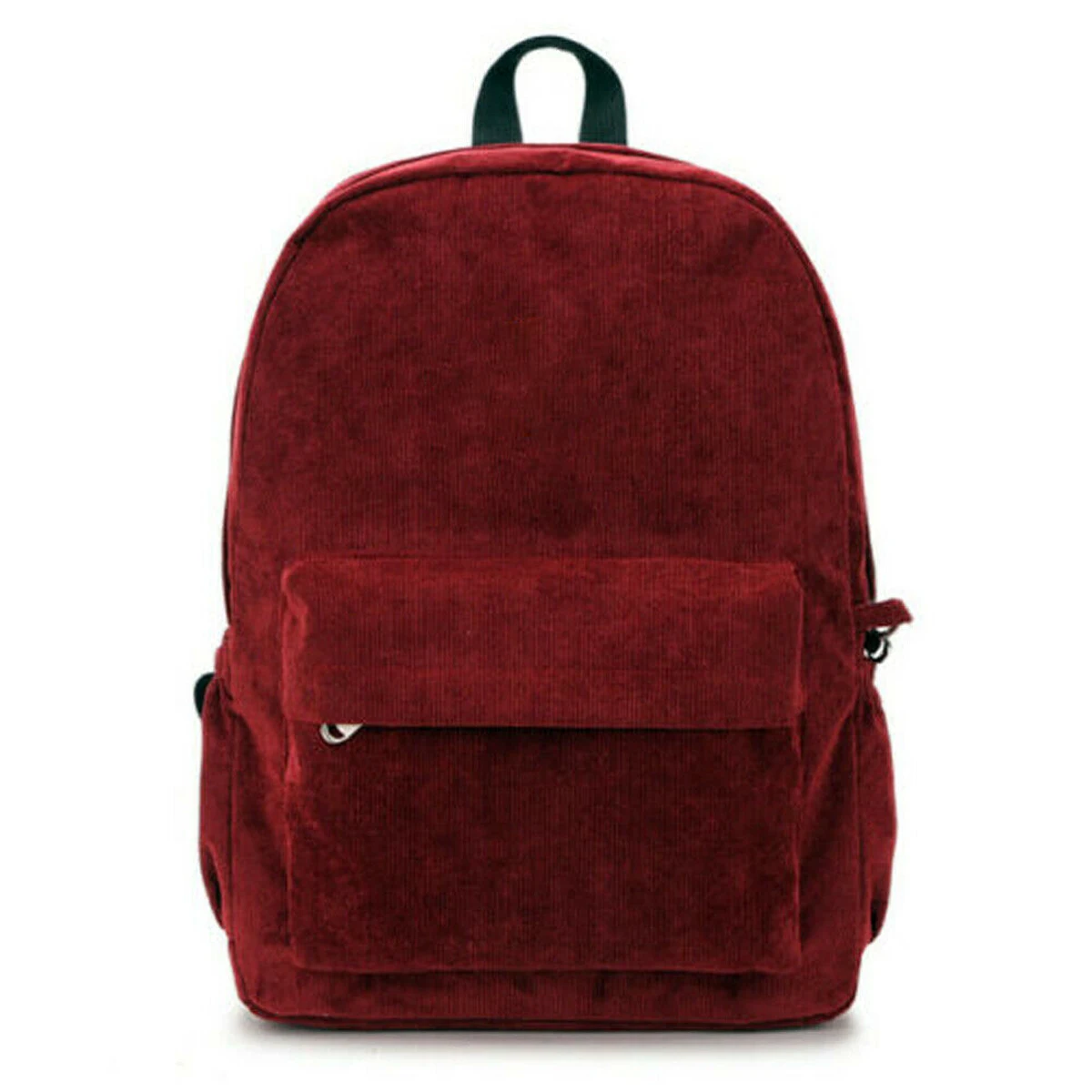 Женский вельветовый однотонный рюкзак, простая сумка-тоут, школьные сумки, сумка для путешествий, школьная сумка, рюкзак для ноутбука, рюкзак для девочки-подростка