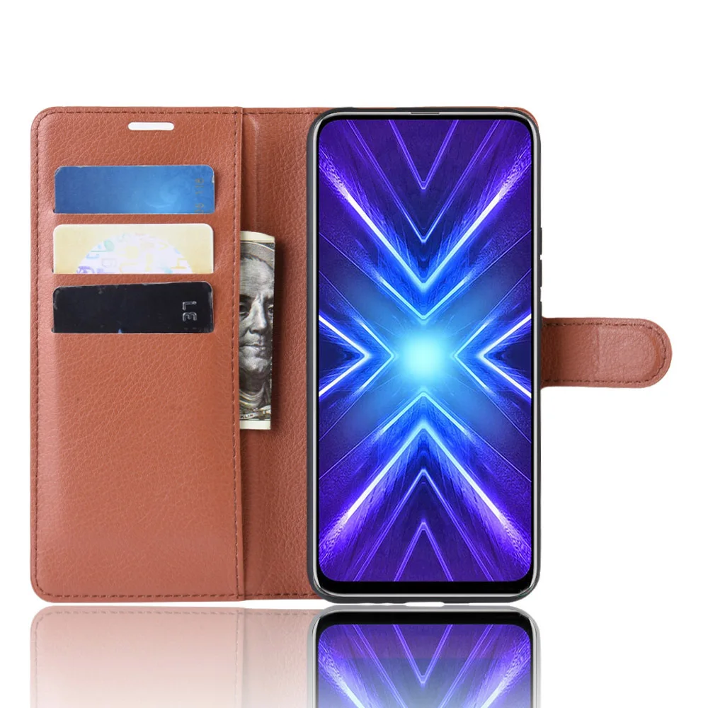 Для huawei Honor 9X чехол Honor9X Флип кожаный чехол Роскошный кошелек полное заднее покрытие для huawei Honor 9X STK-LX1 премиум-Чехол