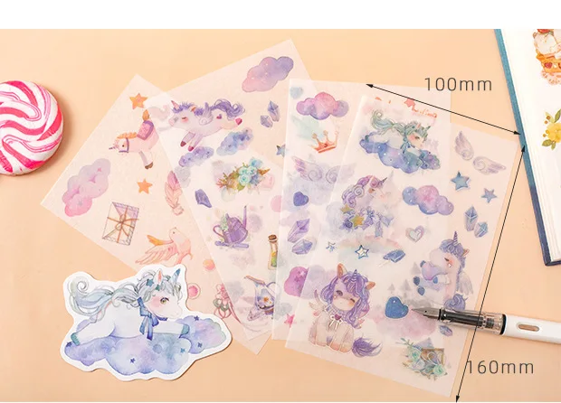 20 компл./лот Kawaii канцелярские наклейки бронзового цвета милое животное дневник декоративные Мобильный наклейки Скрапбукинг ручные поделки наклейки
