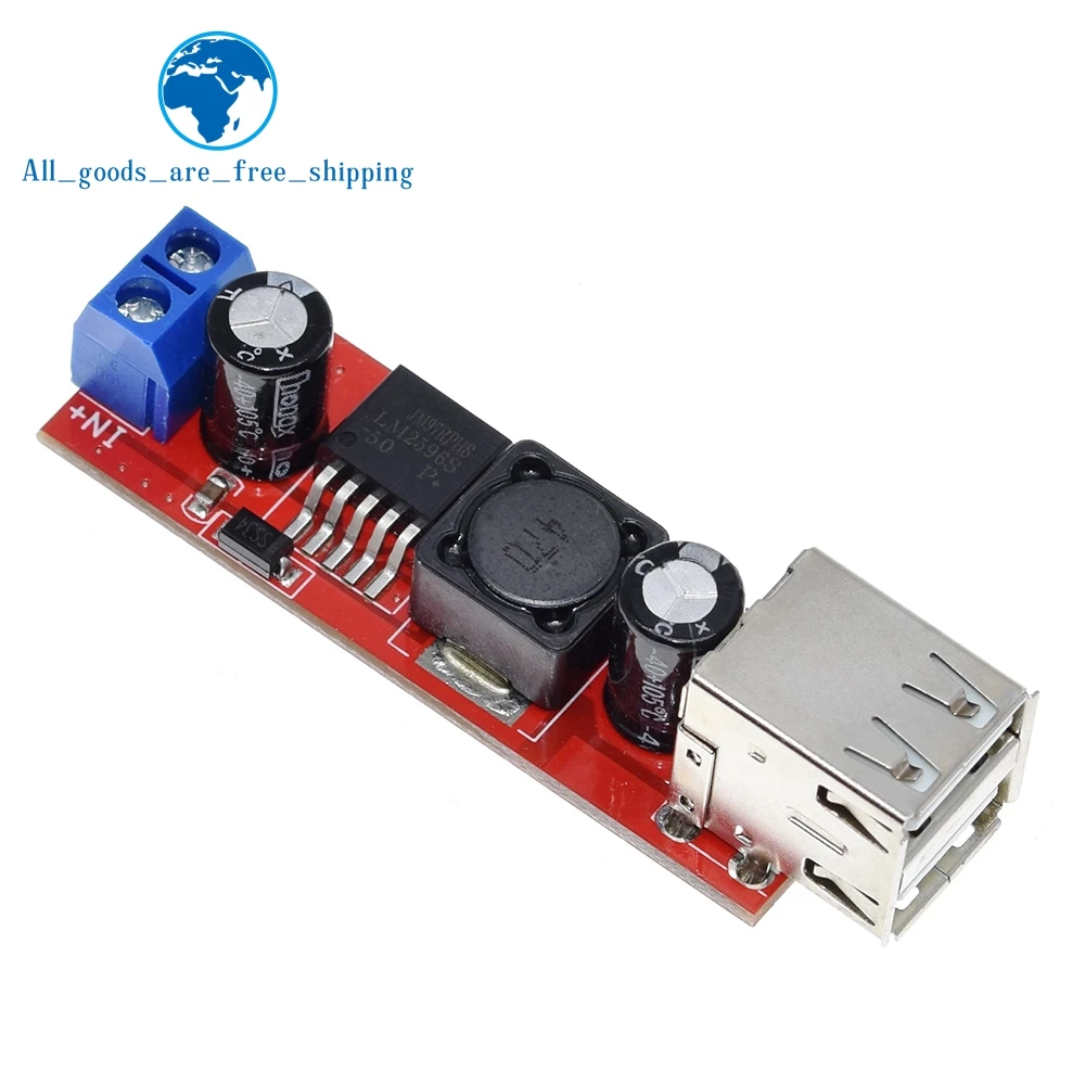 Завеса с источником питания от постоянного тока 6V 40V до 5V 3A двойной USB зарядка DC