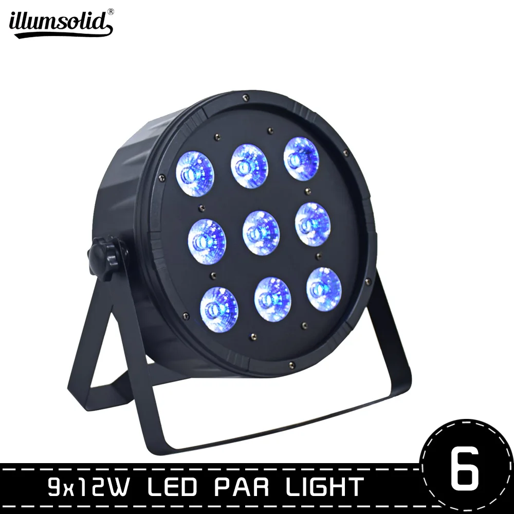 

Mini 9x12w led par light dj lighting effect For Dj show, Home party 6pcs/lot