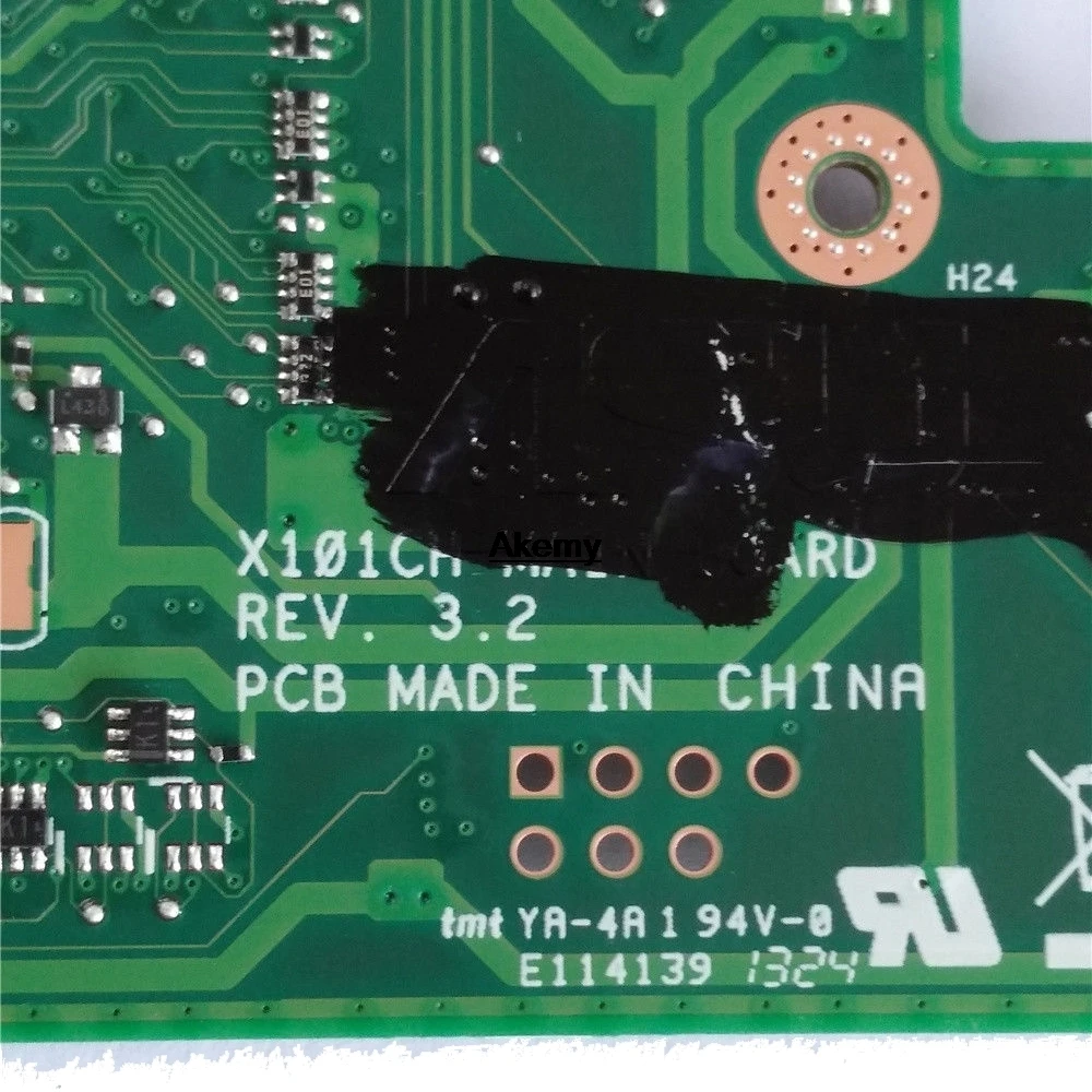 Akemy для ASUS X101C X101CH X101CH материнская плата для ноутбука 2 ядра cpu REV2.3/2,0 протестированная Mianboard