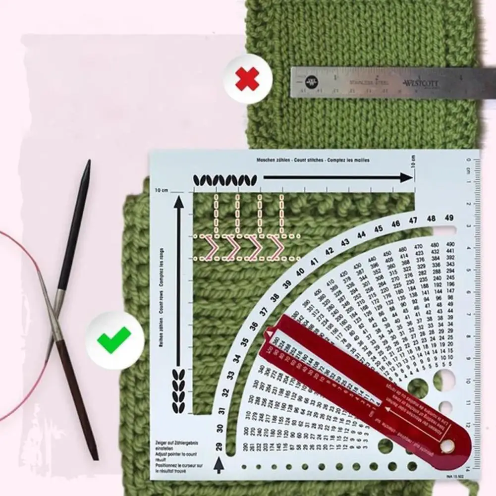 Трикотажный датчик конвертер с подсчетной стойкой немецкие инструменты для