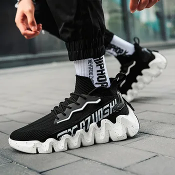 

Fashion Breathable Men Sneakers Male Shoes High quality rubber sole trendy sneakers Comfortable Non-slip Brand Mens Casual Shoes