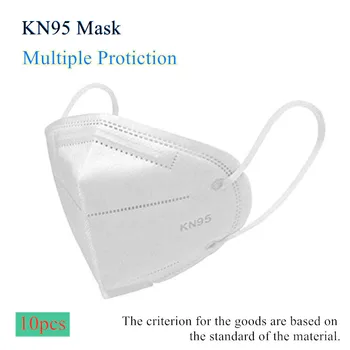 

10pcs Anti-Dust Reusable Mask 5-lay Dustproof Anti-fog And Breathable Face Masks 95% Filtration Mouth Masks Mouth Muffle Cover