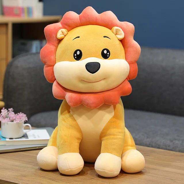 warm appease sunshine lion plush