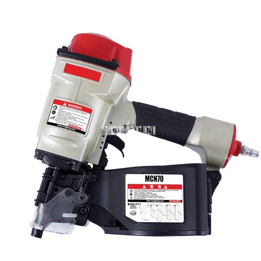 

MCN70 Nail Gun Air Tool Woodworking Air Stapler Pneumatic Nail Gun Air Nailer Gun Pneumatic Nailer Pneumatic Coil Nailer