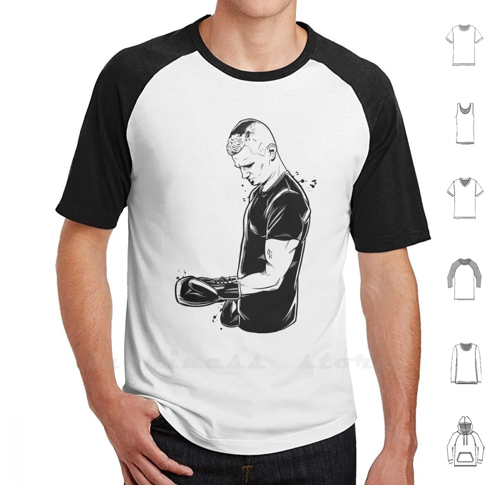 Алекс шуроф футболка звоннер хлопок Бойцовский Бокс Обучение боксу жестяные