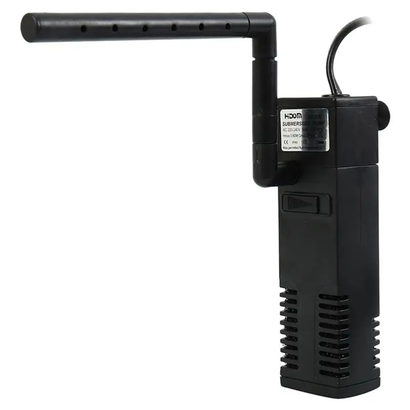 1pc 3 In 1 Fish Tank Filter Pump 12v/24v 3w 200l/h Multifunction