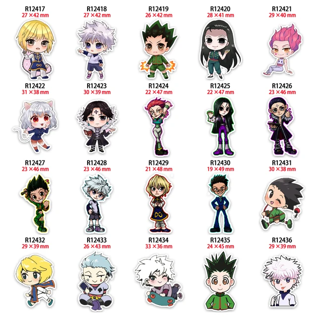 Japonês dos desenhos animados hunter x hunter personagem resina planar para  arcos de cabelo diy artesanato