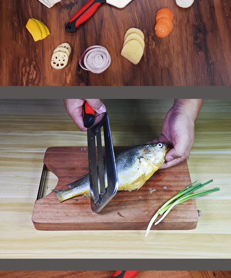 Stainless Steel Vegetable Slicer Fish Scaler