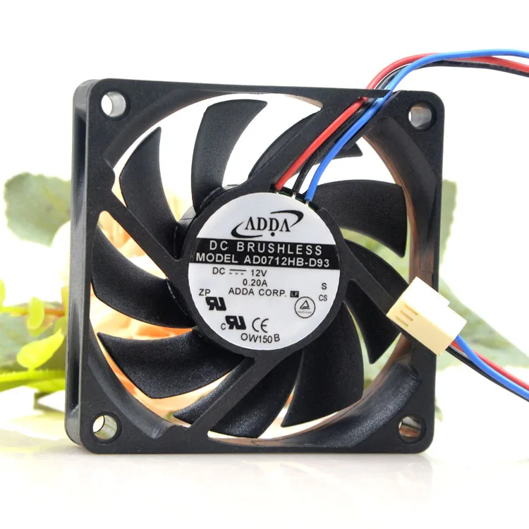 

Охлаждающий вентилятор Co-Hi Adda 7 см 7015 дюйма 12 В А