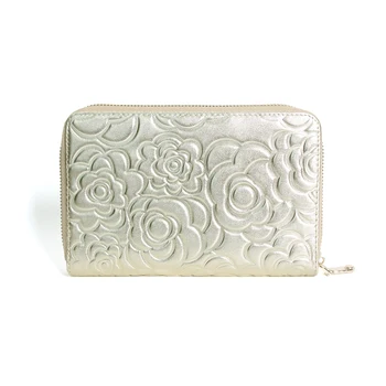 

INYHEO Women's Long Wallet Leather Embossed Passbook Storage Bag, Multi Card Holder, Prevents Missing Daily Storage Passbook Bag