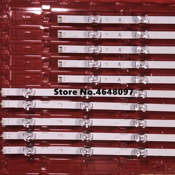 

New 10 PCS/set LED backlgith strip Replacement for LG 49LB5500 LC490DUE Innotek DRT 3.0 49 A B 6916L-1788A 1789A 1944A 1945A