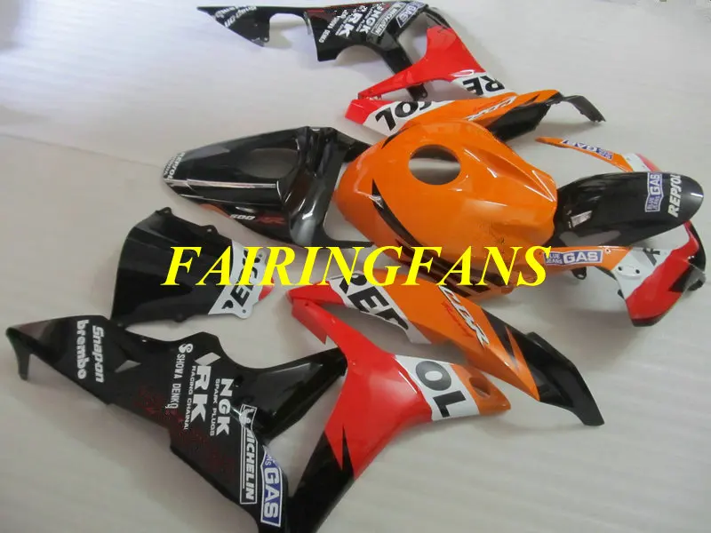 Инжекторный комплект для HONDA CBR600RR F5 07 08 CBR 600 RR CBR 600 RR CBR 600 2007 2008 Обтекатели Repsol комплект+ подарки HJ55