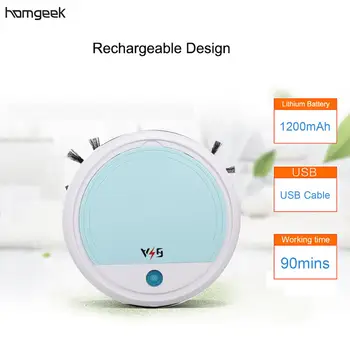 

Robot Vacuum Cleaner Smart Sweeper Intelligent Robot Sweeper Automatic Floor Sweeping Machine USB Charging Sweeping Mopping Tool